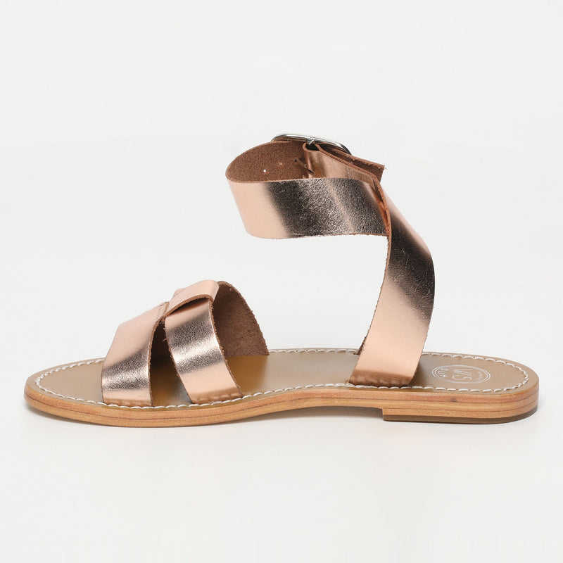 White Sun - Sandalias Tahani - Rosegold Buff - Rosa