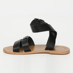 White Sun - Sandalias Tahani - Piel negra - Negro