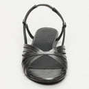 White Sun - Babitha Sandals - Pewter Goat Leather - Pewter