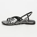 Sol Blanco - Sandalias Babitha - Piel de cabra peltre - Peltre