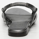 White Sun - Babitha Sandals - Pewter Goat Leather - Pewter