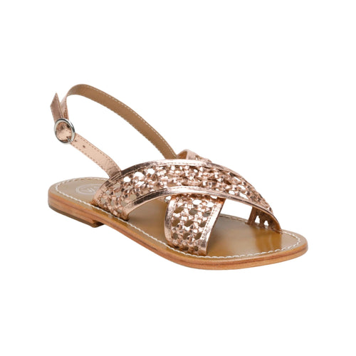 White Sun - Sandales Baishakh - Rosegold Goat Leather - Rosegold