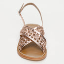 Sol Blanco - Sandalias Baishakh - Cuero de cabra Rosegold - Rosegold