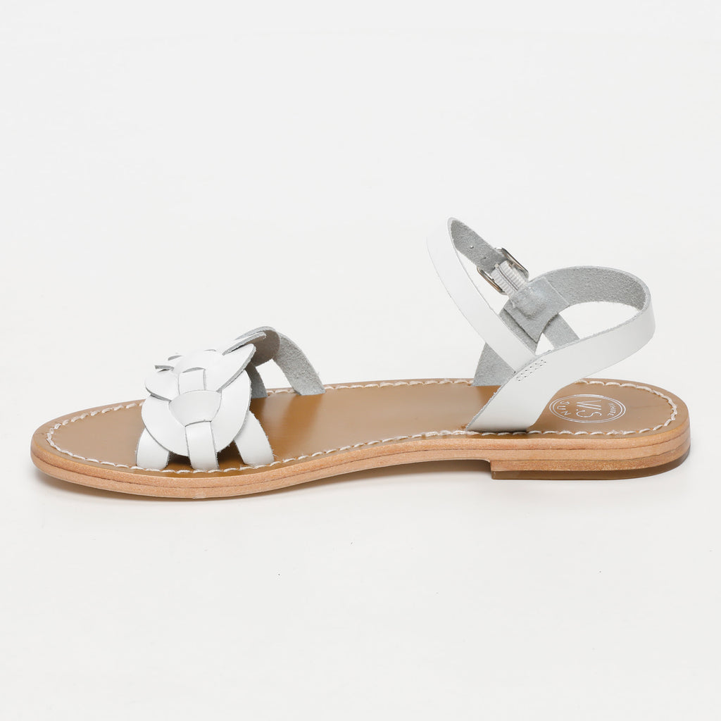 Bandana Sandals - White