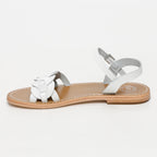 Bandana Sandals - White