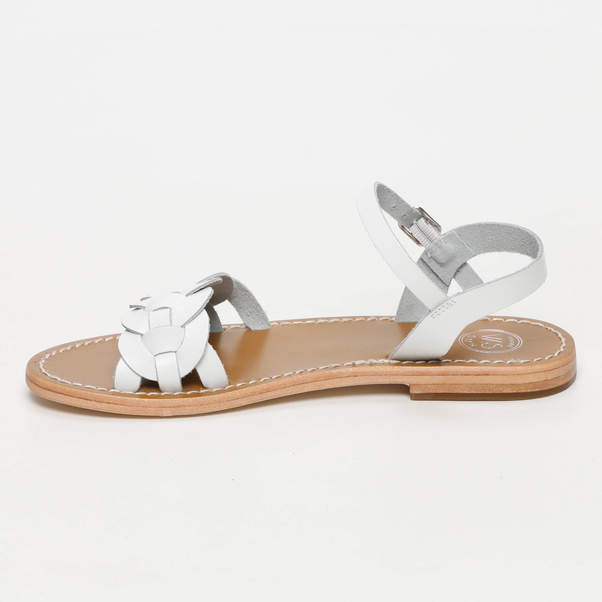 Bandana Sandals - White