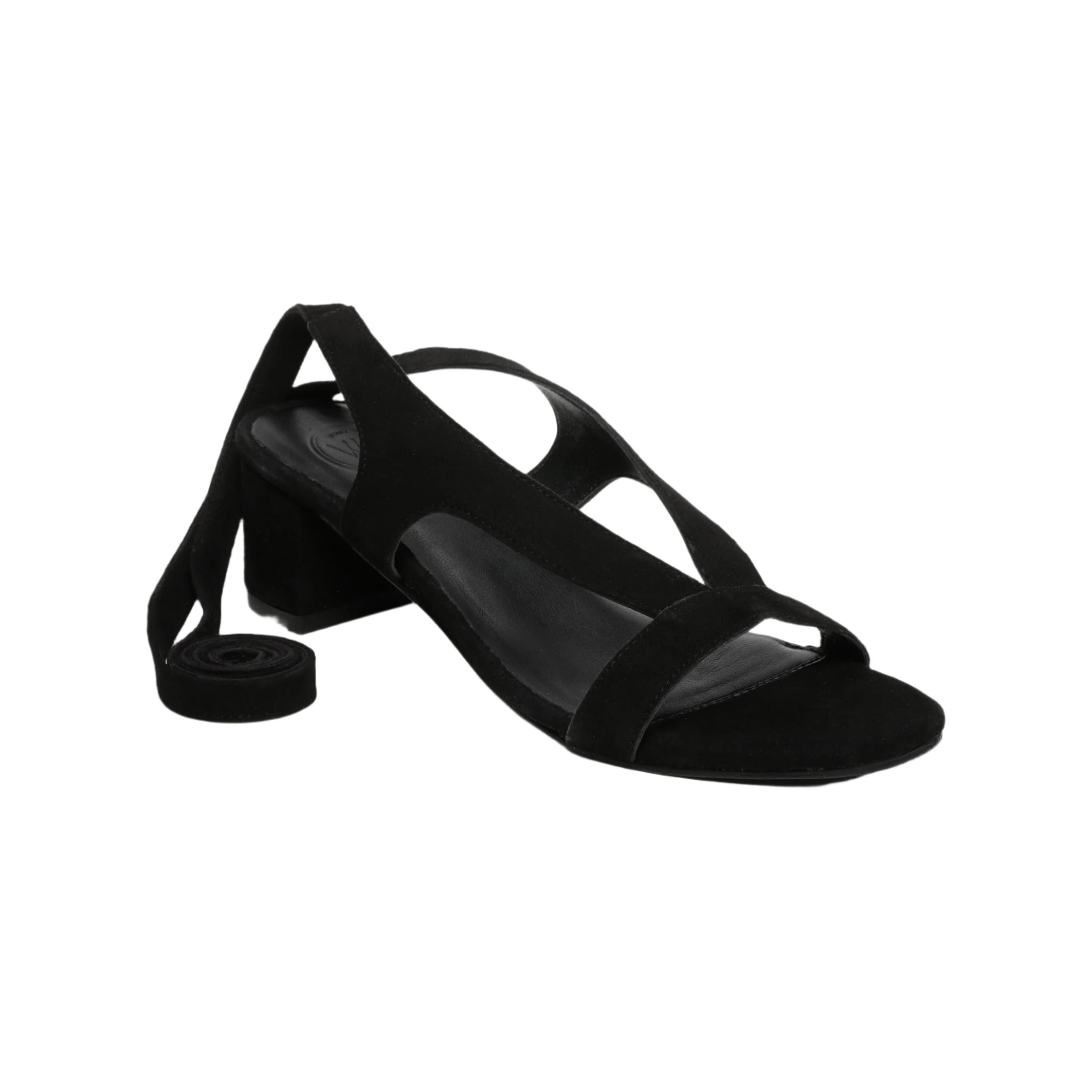 Isinya Heeled Sandals - Black