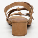 White Sun - Sandales Talon Taloa - Marron Goat Suede - Marron