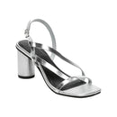 White Sun - Sandalias Tacón Jaipur - Plata Buff - Plata