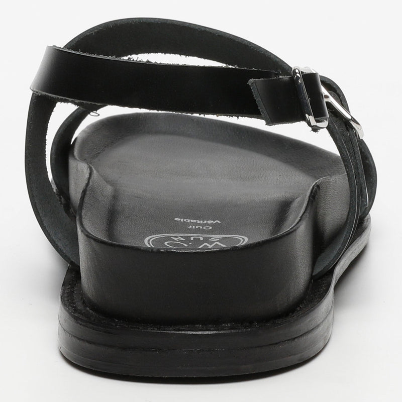 Sol Blanco - Sandalias Zeneta - Negro Buff - Negro