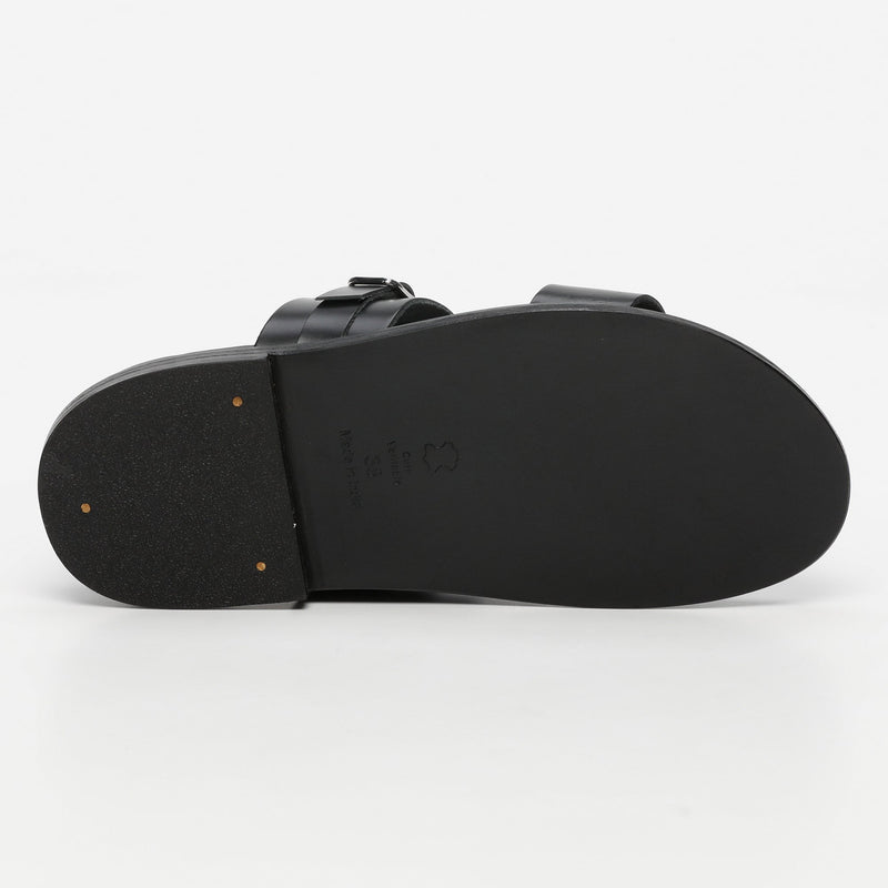 Sol Blanco - Sandalias Zeneta - Negro Buff - Negro