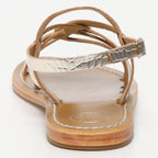 Sandalias Tonosi - Light Gold Croco