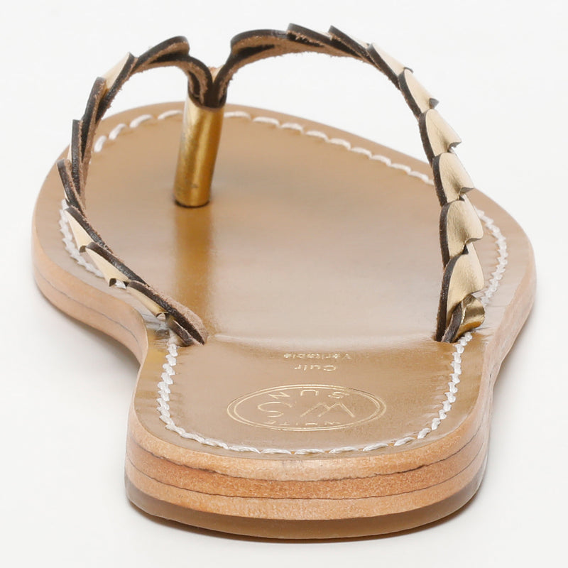 Mules Nefela - Dark Gold