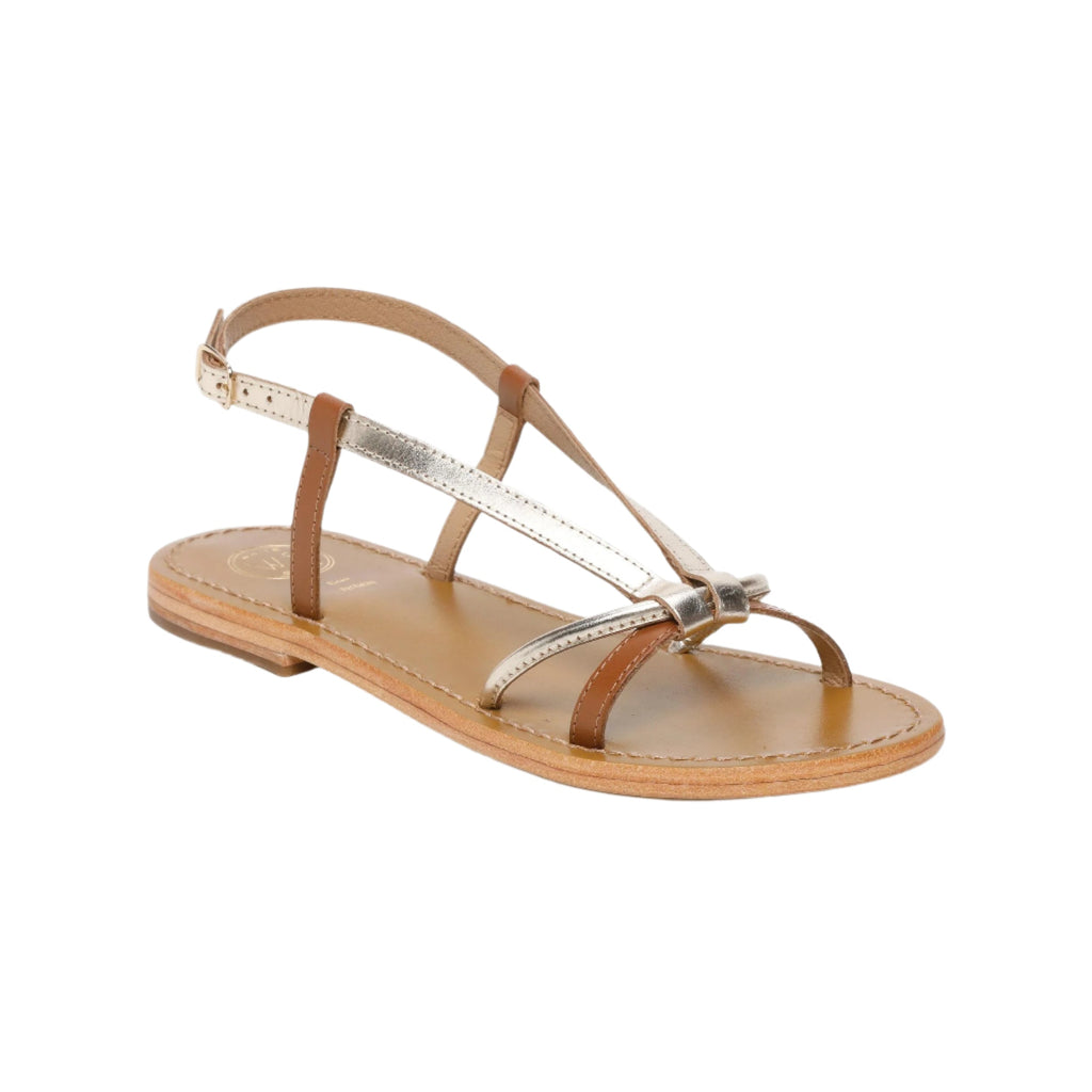 Sandalias Monashi - Camel Buff - Gold+Camel