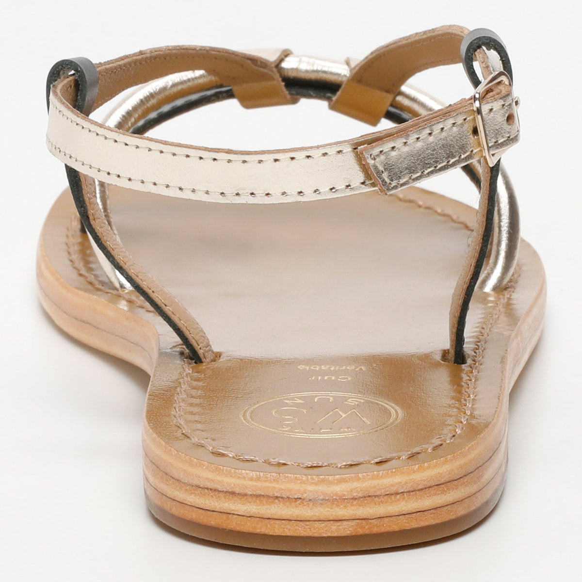 Sandales Monashi - Black+Gold