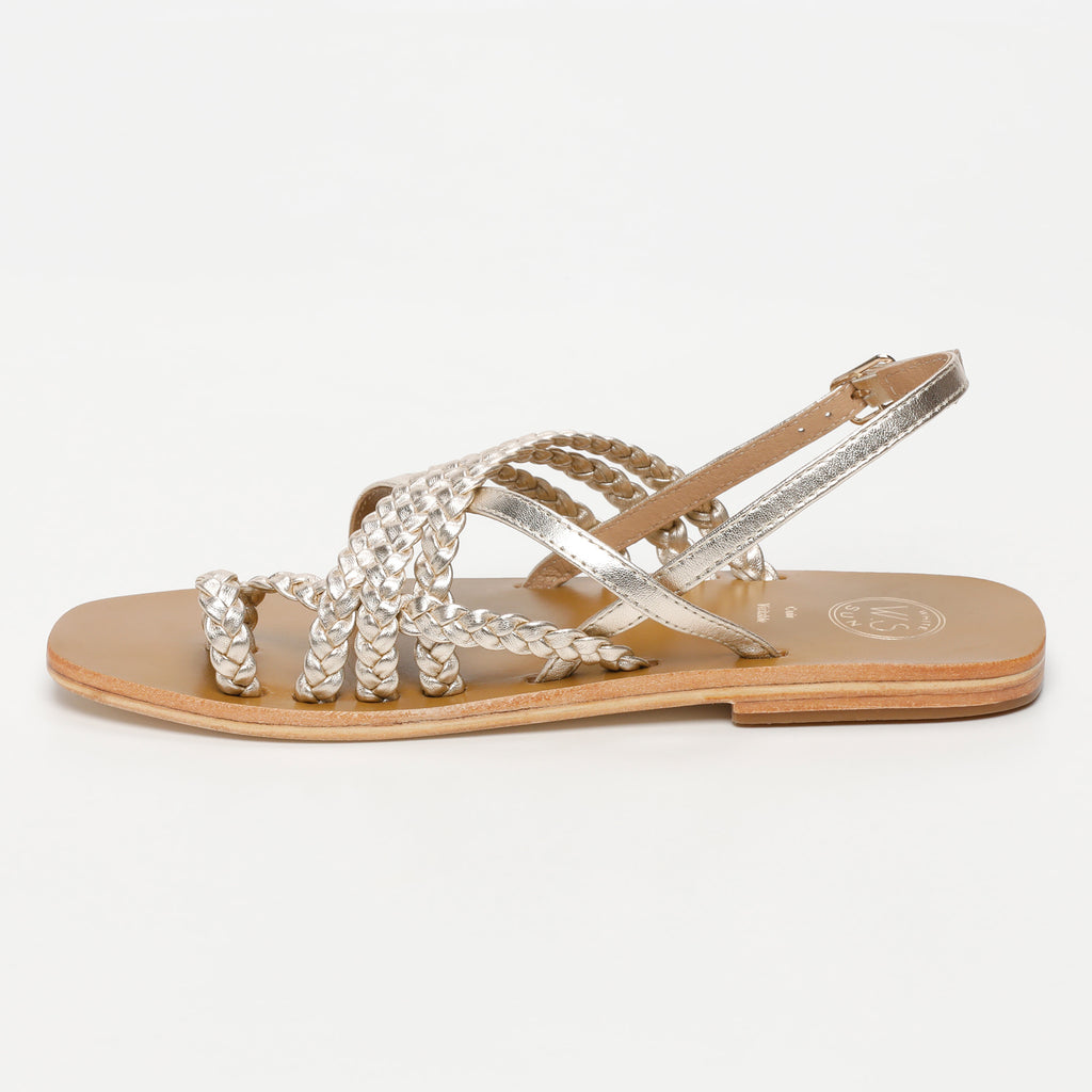 Sandalias Ascan - Platinium