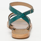 Sandales Elovka - Green Croco