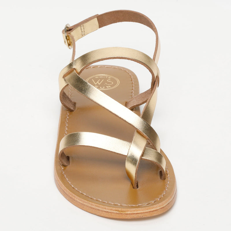 Sol Blanco - Sandalias Alassio - Buff Dorado Oscuro - Dorado Oscuro