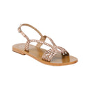 White Sun - Katy Sandals - Rosegold Buff - Pink