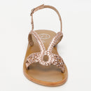 White Sun - Katy Sandals - Rosegold Buff - Pink