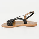 White Sun - Sandalias Katy - Negro Buff - Negro