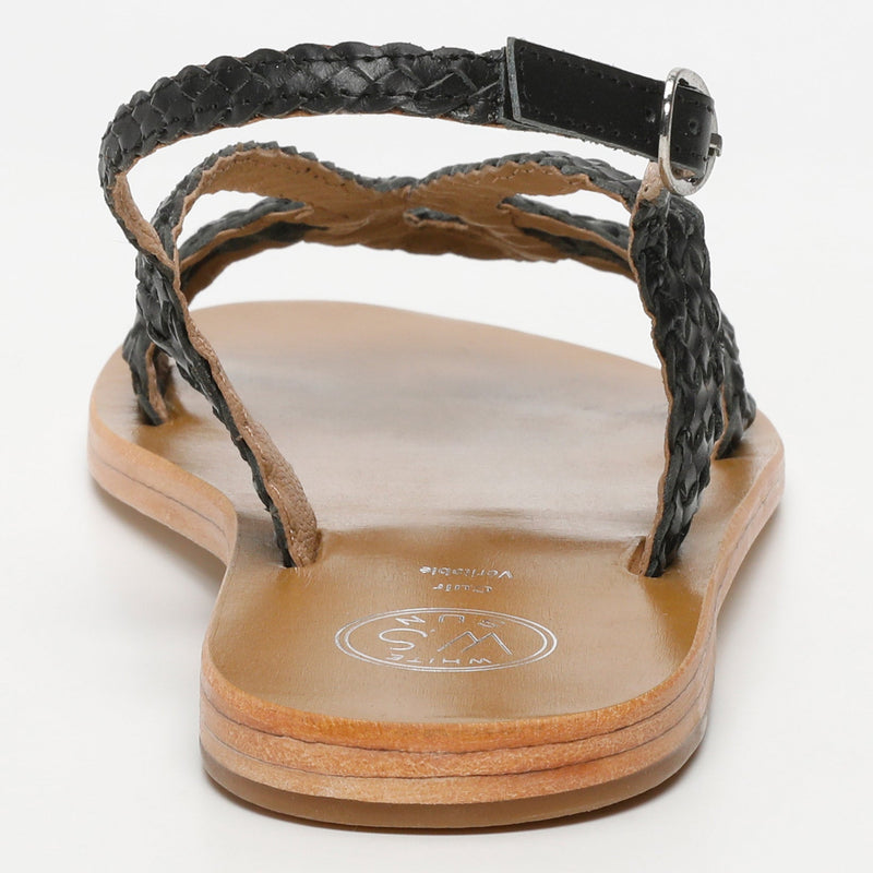 White Sun - Sandalias Katy - Negro Buff - Negro