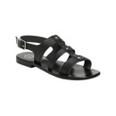 White Sun - Lirola Sandals - Black Buff - Black