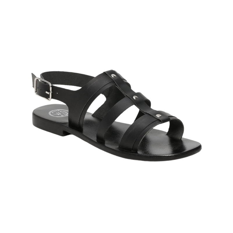 White Sun - Lirola Sandals - Black Buff - Black