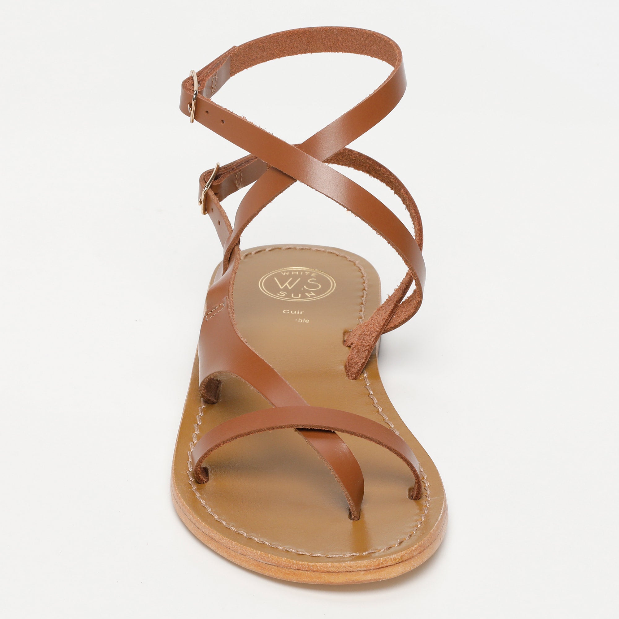 White Sun - Sandalias Cosmos - Camel Buff - Camel