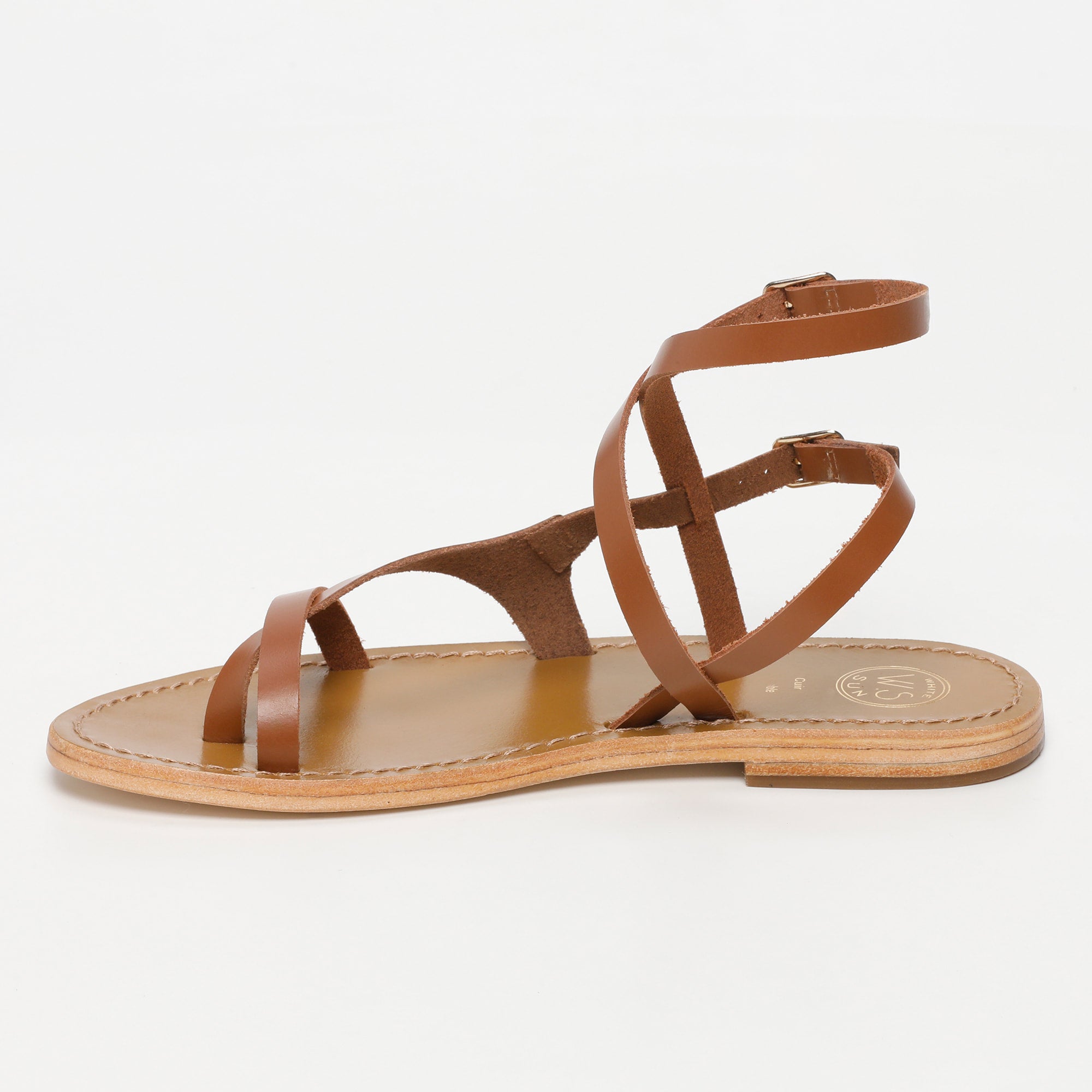 White Sun - Sandalias Cosmos - Camel Buff - Camel