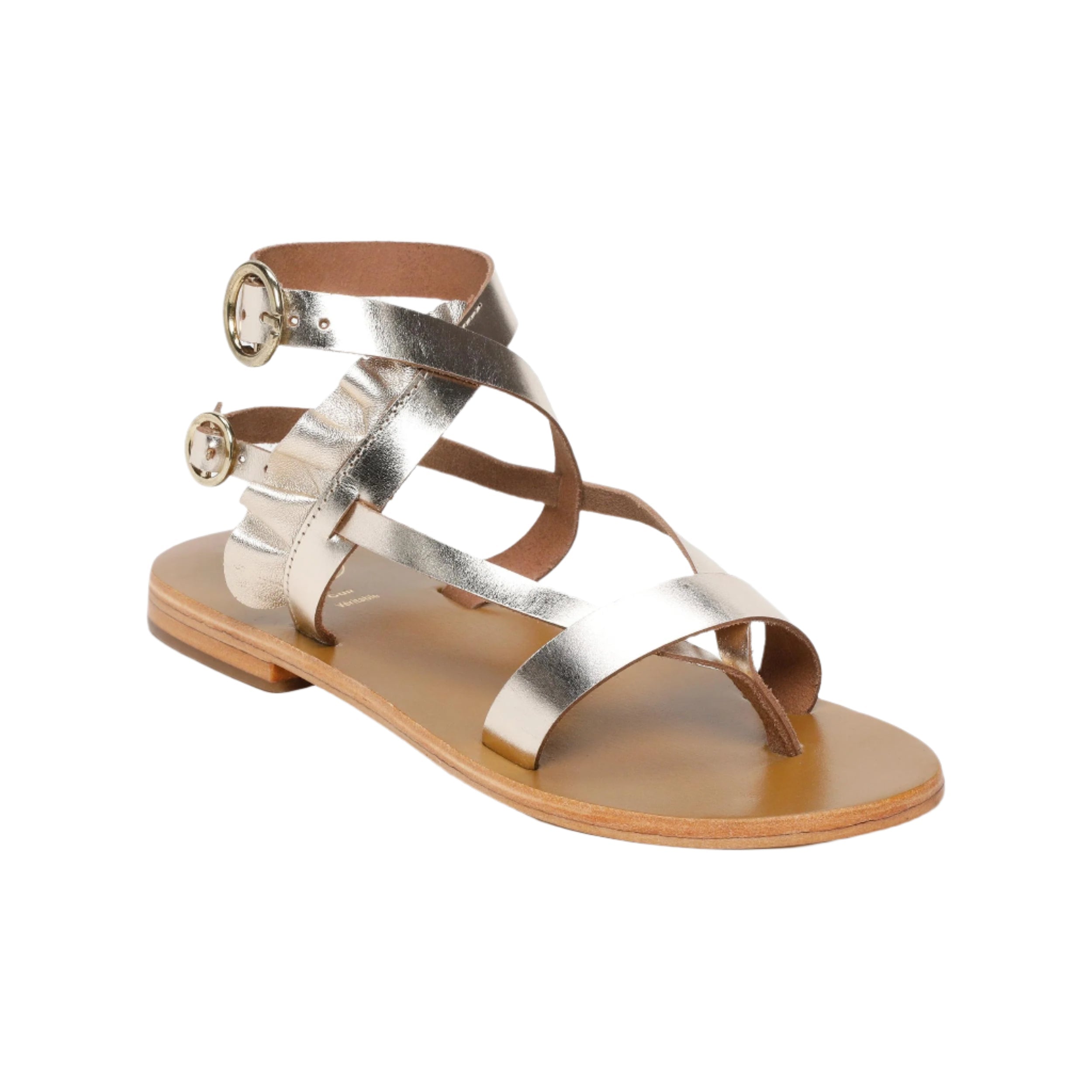 White Sun - Sandalias Evora - Gold Buff - Dorado