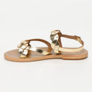 Sol Blanco - Sandalias Faro - Buff Dorado Oscuro - Dorado