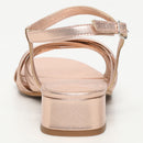Sandalias Akebi - Oro rosa