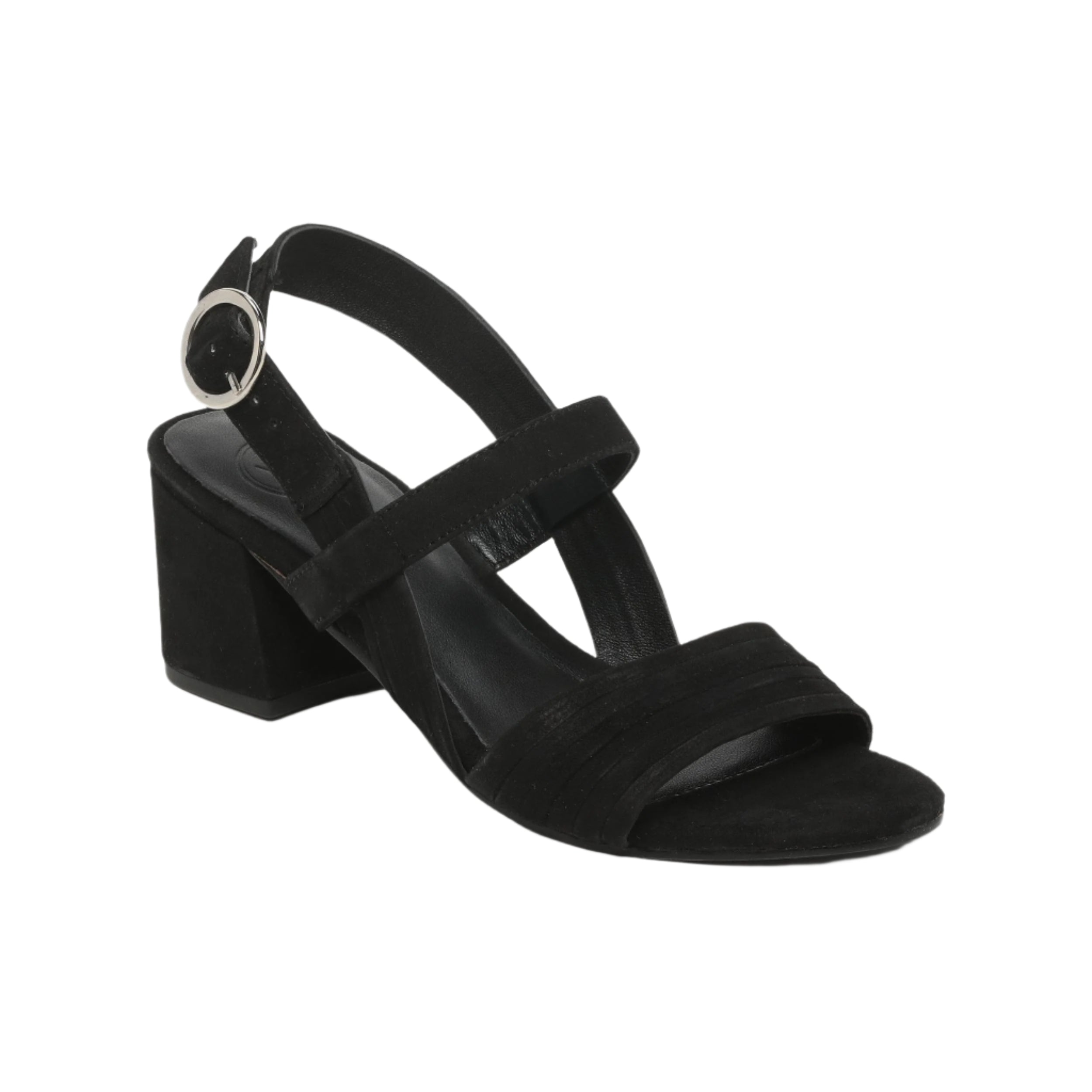 Lucuma Heeled Sandals - Black