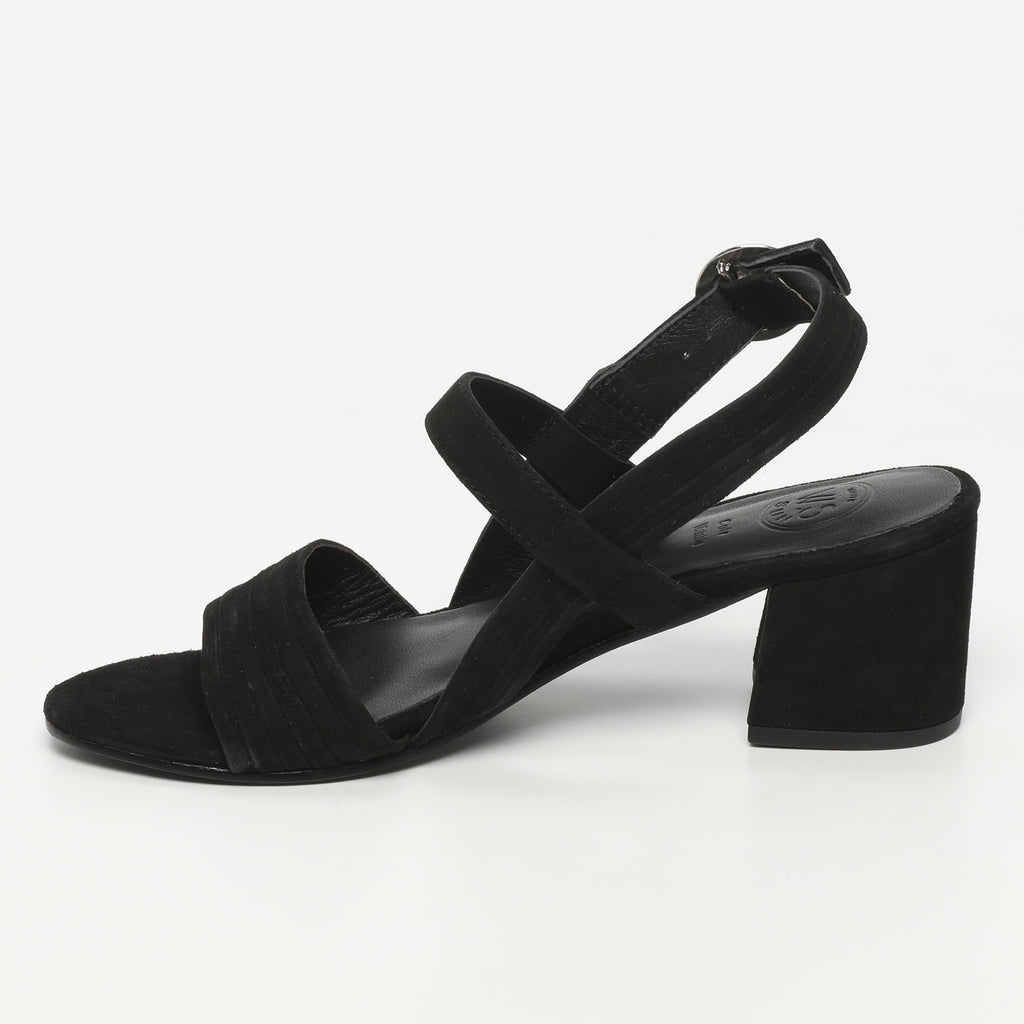 Lucuma Heeled Sandals - Black