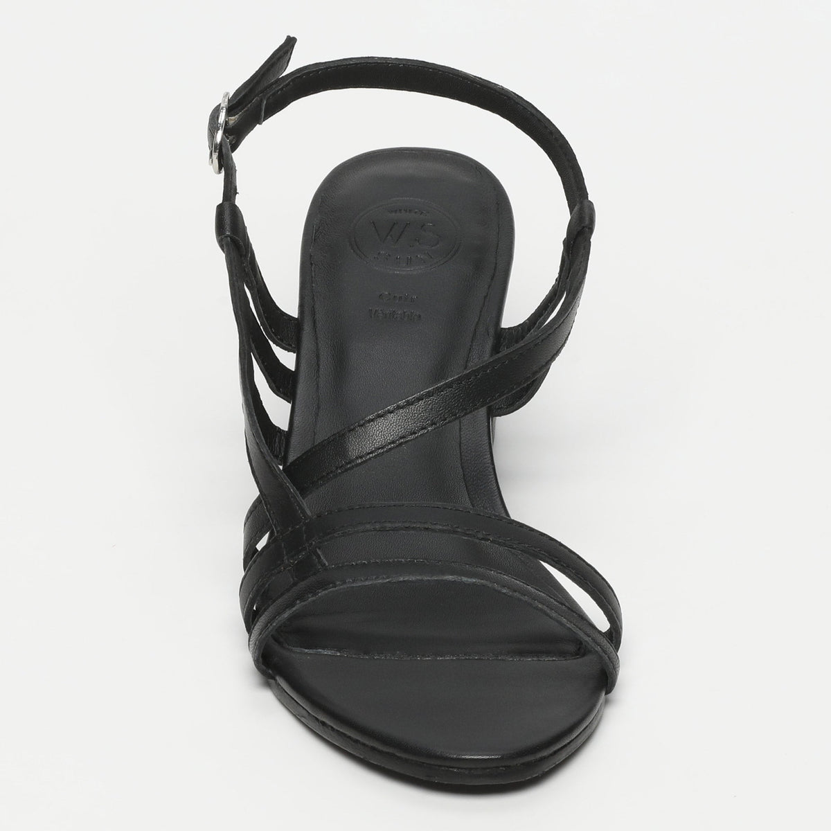 Sandalias de tacón Prunier - Black Sheep Nappa - Negro