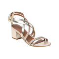 Camu Heeled Sandals - Gold