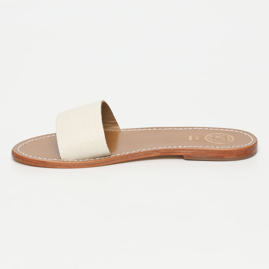 Sandales York - White Croco