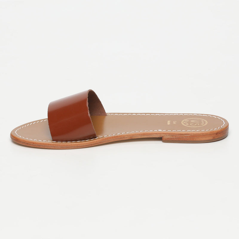Sol Blanco - Mules York - Charol Camel Buff - Charol Camel