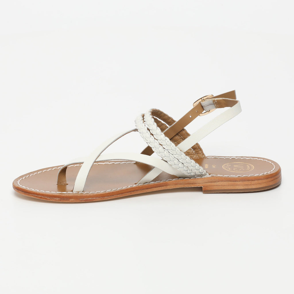 Sandalias Vanillae - Piel de cabra blanca - Blanco