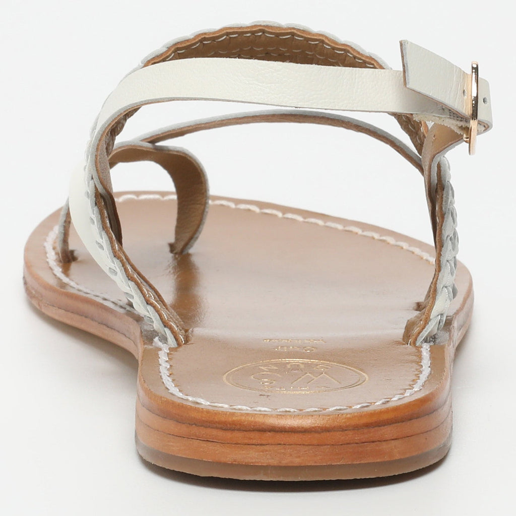 Sandalias Vanillae - Piel de cabra blanca - Blanco