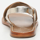 White Sun - Sandales Macapa - Light Gold Croco Print Goat - Light Gold Croco