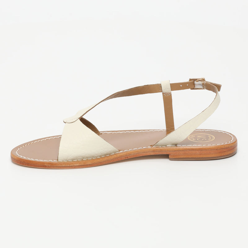 Sandales Clairvistone - White Croco
