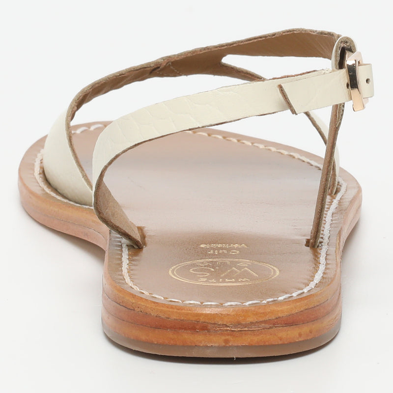 Sandales Clairvistone - White Croco