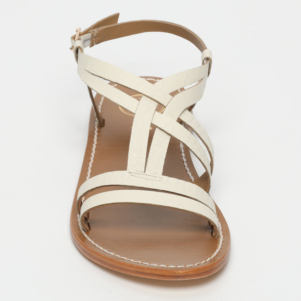 Berlanga Sandals - White Croco
