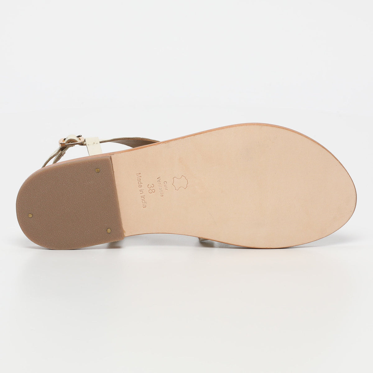 Berlanga Sandals - White Croco