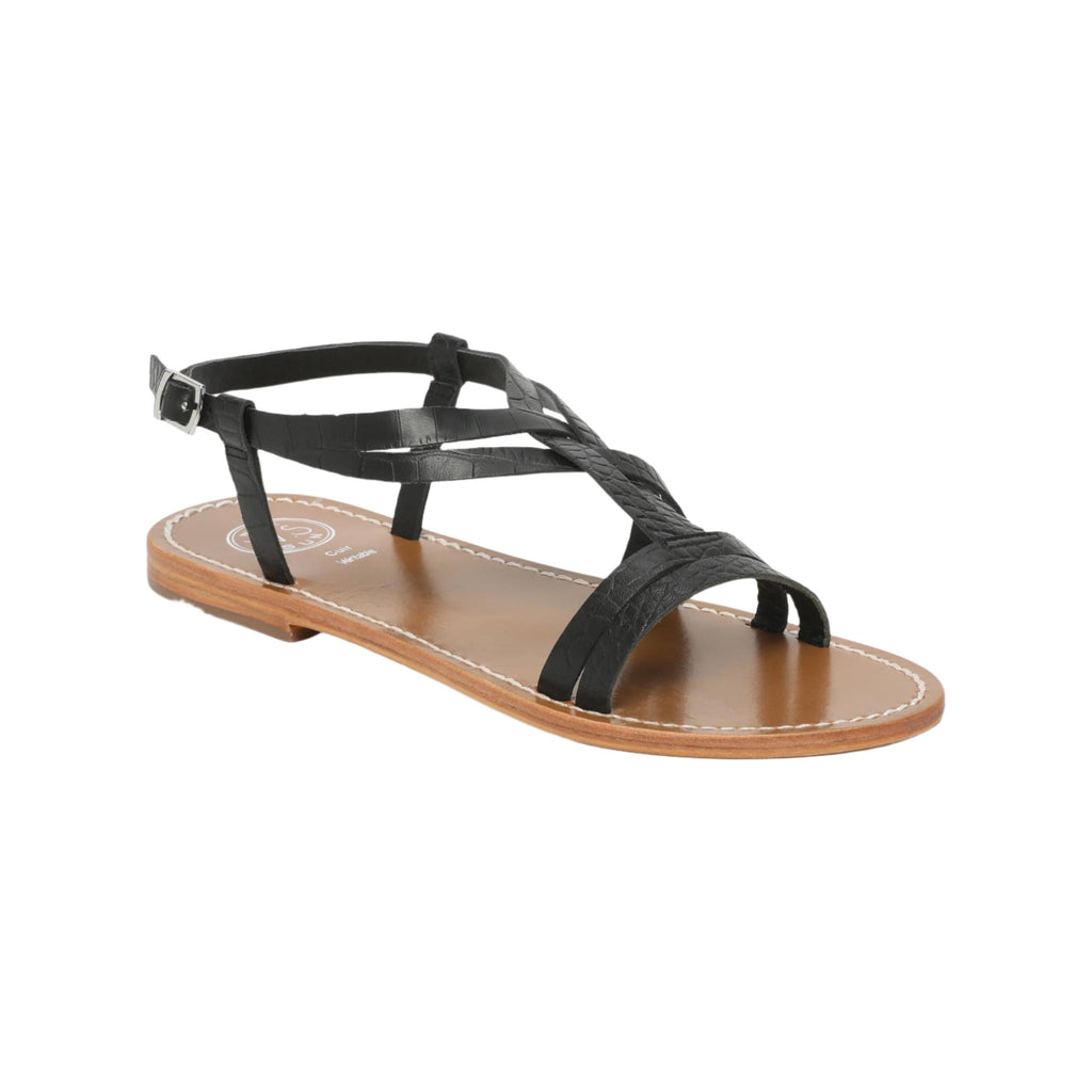 Sandales Berlanga - Black Croco