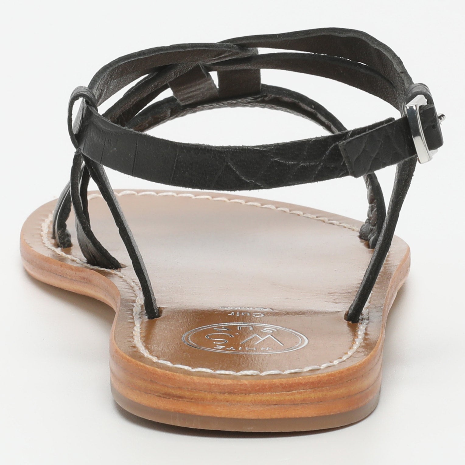 Sandales Berlanga - Black Croco