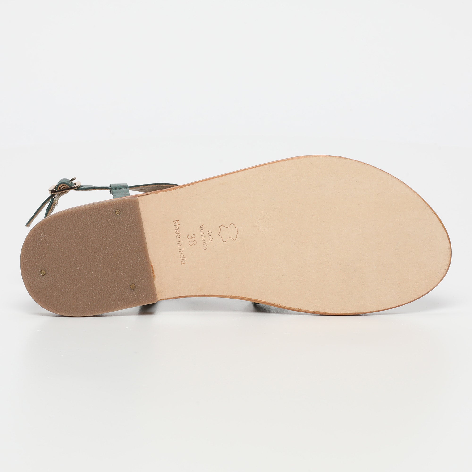 Berlanga Sandals - Green Croco