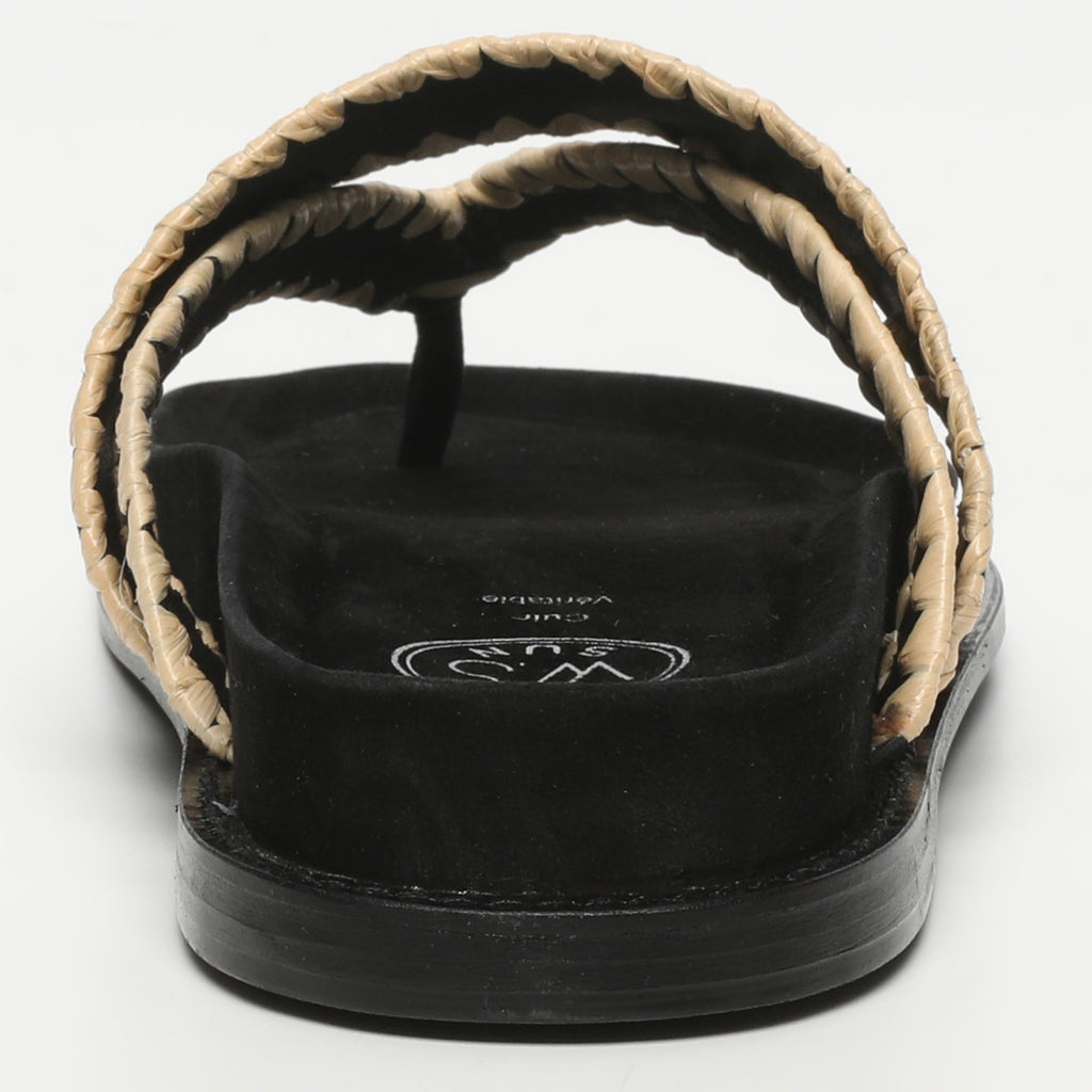 Mules Caelum - Black + Beige